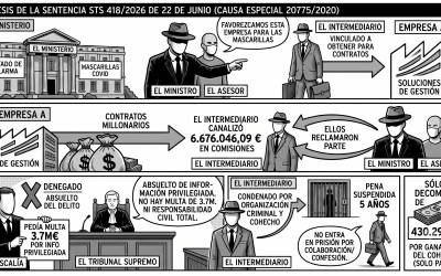 Caso mascarillas: comisiones, decomiso y suspensión de prisión